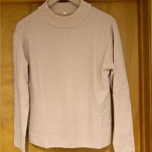 Muji Blush Pink Yak Wool Blend Sweater